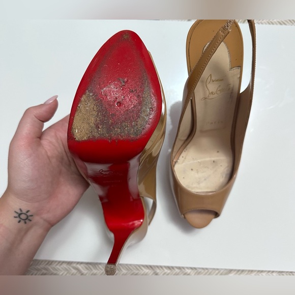 Red bottoms size 42 beige - Picture 4 of 5